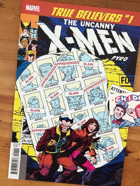 Comic - Uncanny X-men #141 True Believers #1 John Byrne