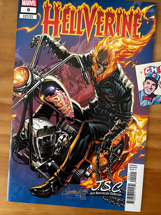Comic - Hellverine #9 Scott Campbell Variant Ghost Rider