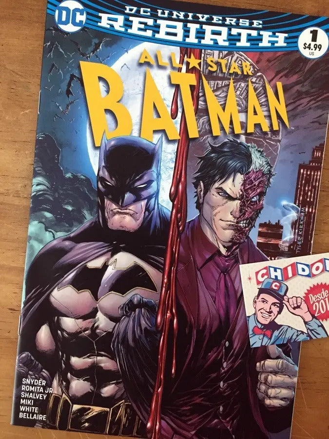 Comic - All Star Batman #1 Tyler Kirkham Scott Snyder 2 Face