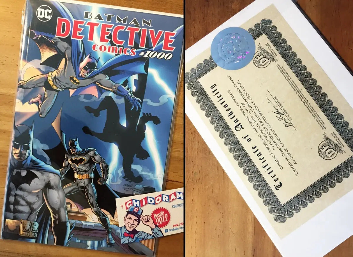 Comic - Detective 1000 Jurgens Coa Jim Lee Scott Snyder