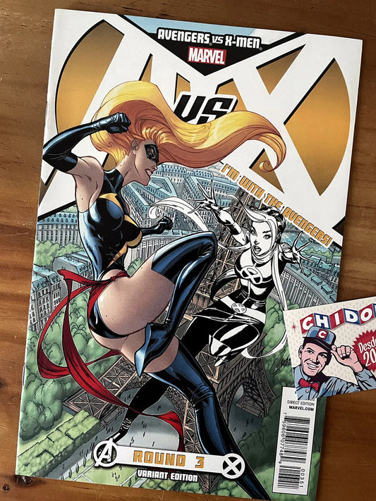 Comic - Avengers Vs X-men Avsx #3 Campbell Rogue Cpt Marvel