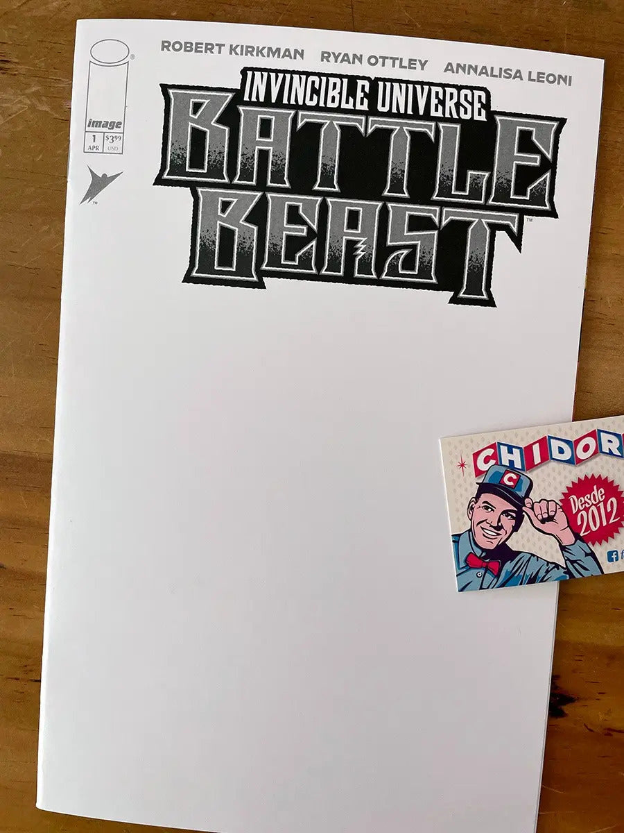 Comic - Battle Beast #1 Blank Variant