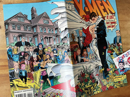 Comic - X-men #30 Wedding Jean Grey Cyclops Andy Kubert