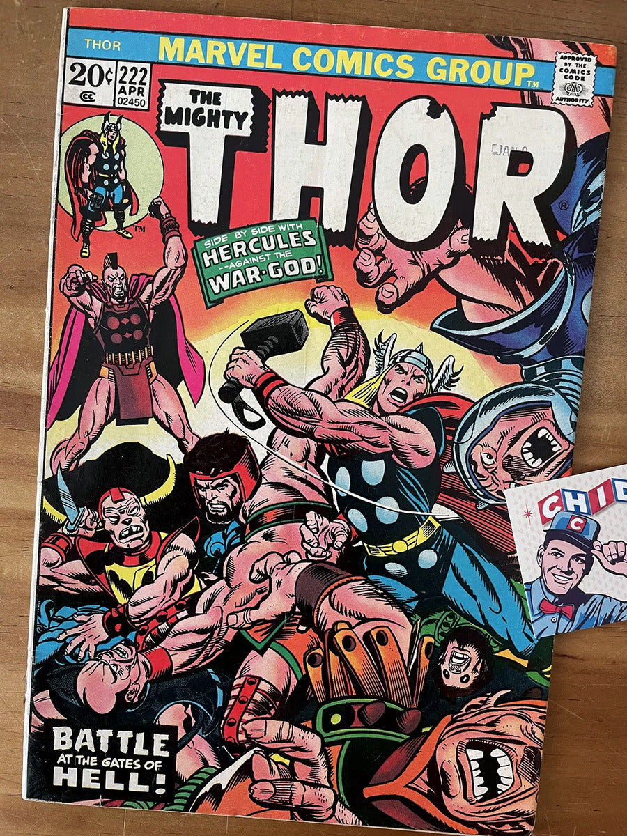 Comic - Mighty Thor #222 John Buscema 1974