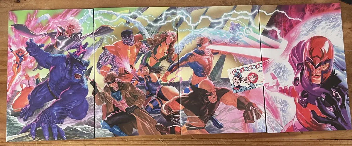 Comic Set - X-men Jim Lee Homage Connecting Alex Ross Jean