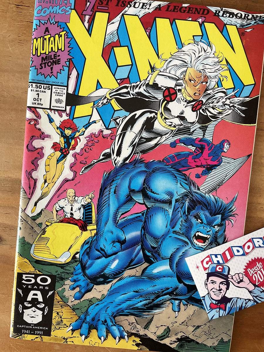 Comic Set - X-men #1 Jim Lee Set Connecting Completo Jean