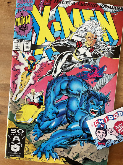 Comic Set - X-men #1 Jim Lee Set Connecting Completo Jean