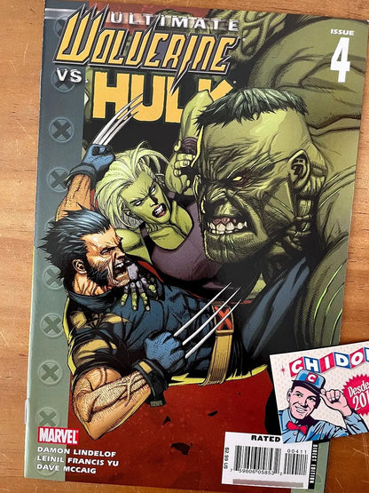 Comic Set - Ultimate Wolverine Vs Hulk