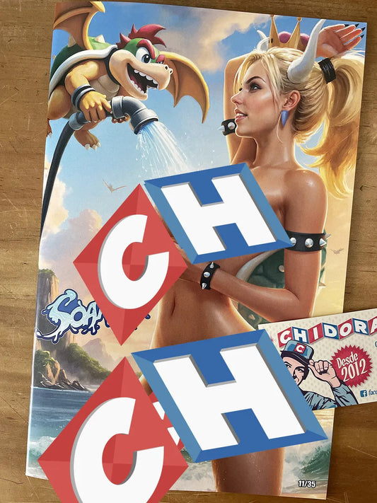 Comic - Soaked #1 Bowsette Princess Peach Full Naughty Cover