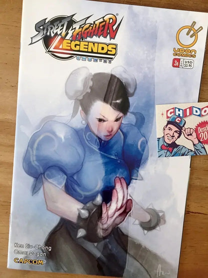Comic Set - Street Fighter Legends Cammy Chun Li Sakura
