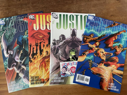 Comic Set - Justice Set Completo Alex Ross Batman Superman