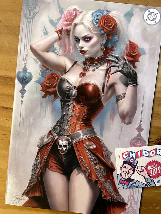 Comic - Batman #13 Harley Quinn Steampunk Natali Sanders