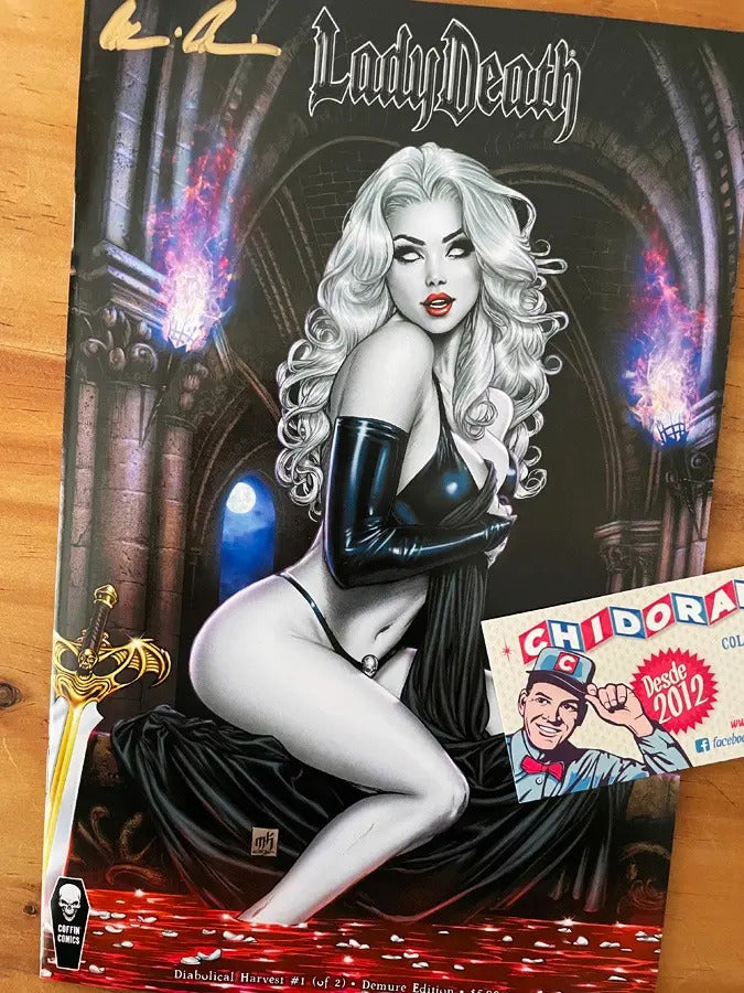 Comic - Lady Death Diabolical Harvest 1 Demure Ed Krome Sexy