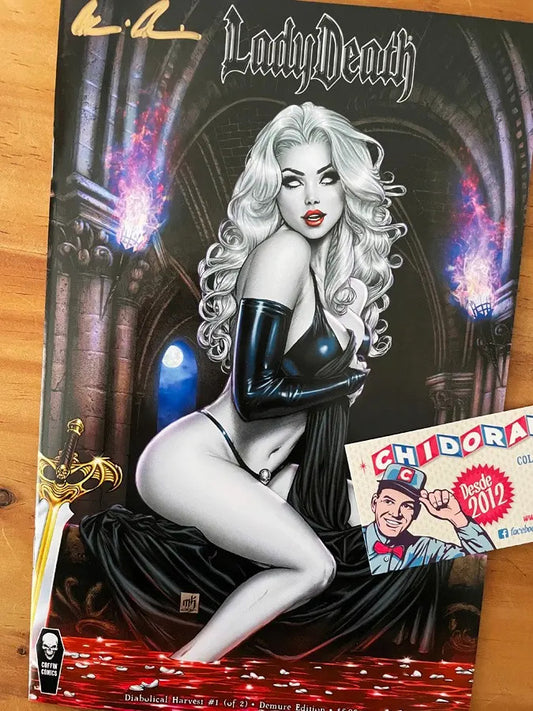 Comic - Lady Death Diabolical Harvest 1 Demure Ed Krome Sexy