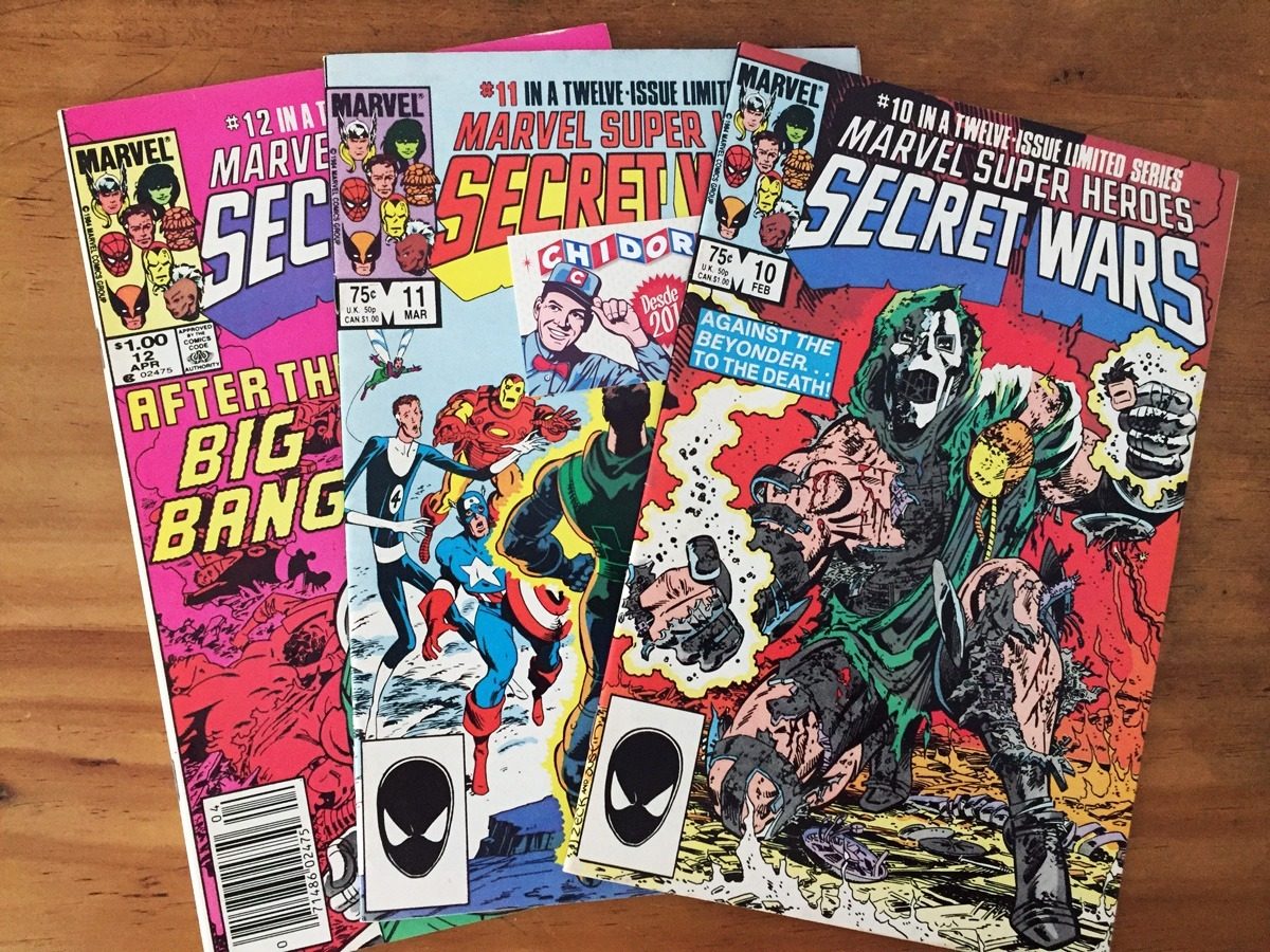 Comic Set - Secret Wars 1984 Black Spider-man Jim Shooter