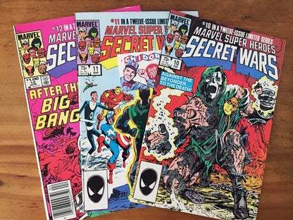 Comic Set - Secret Wars 1984 Black Spider-man Jim Shooter