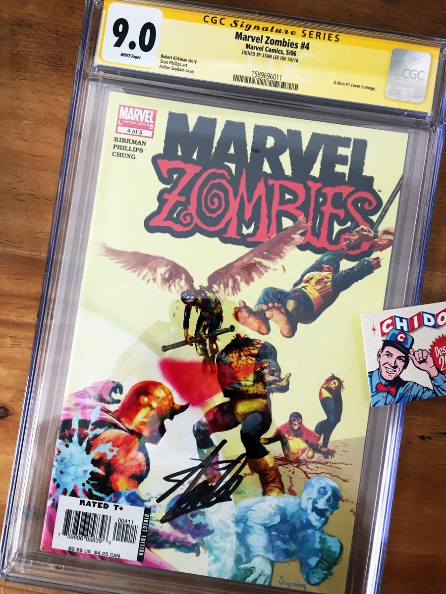 Comic Cgc - Marvel Zombies #4 X-men Stan Lee Firma