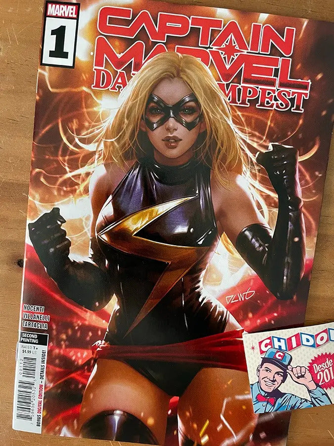 Comic - Captain Marvel #1 Chew Sexy Variant