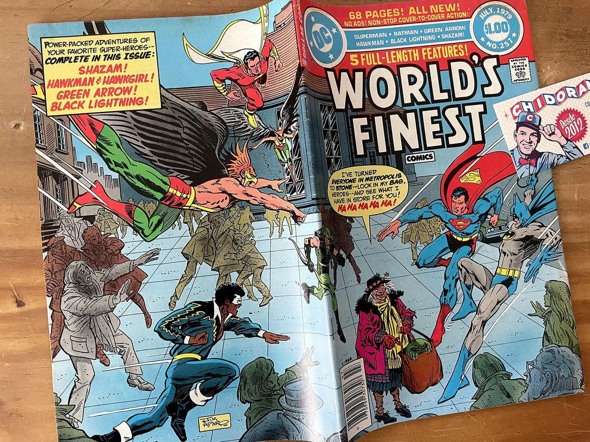 Comic - World's Finest #257 Superman Batman