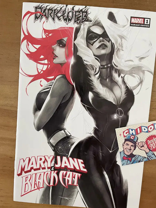 Comic - Mary Jane & Black Cat #1 Dark Web Ivan Tao Sexy