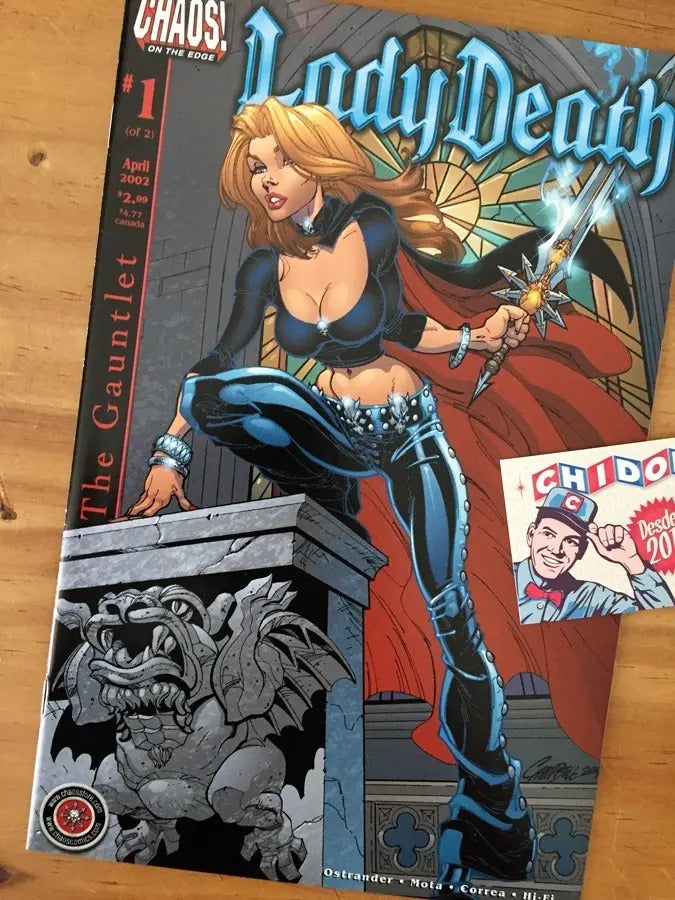 Comic - Lady Death The Gauntlet #1 Scott Campbell