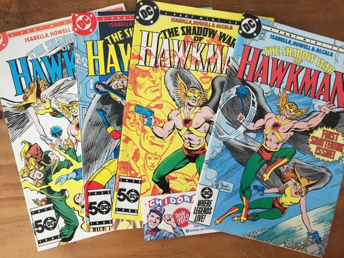 Comic Set- Hawkman #1 - 4 Hawkgirl Aquaman Mni Series
