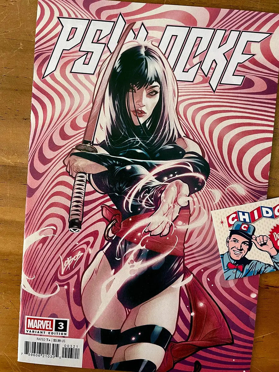 Comic - Psylocke #3 Lobos Variant