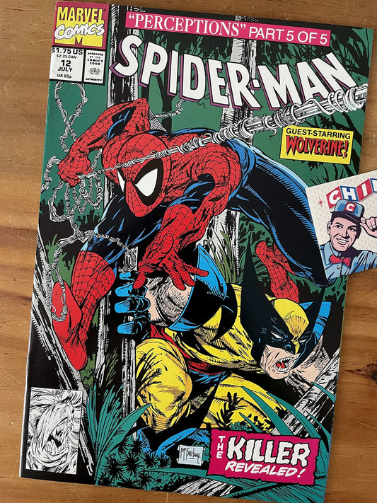 Comic - Spider-man #12 Todd Mcfarlane Wolverine