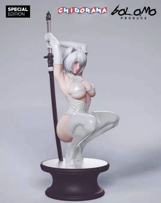 Yorha No.02 Type B Nier:automata Bolomo Studio Blanca 1/4