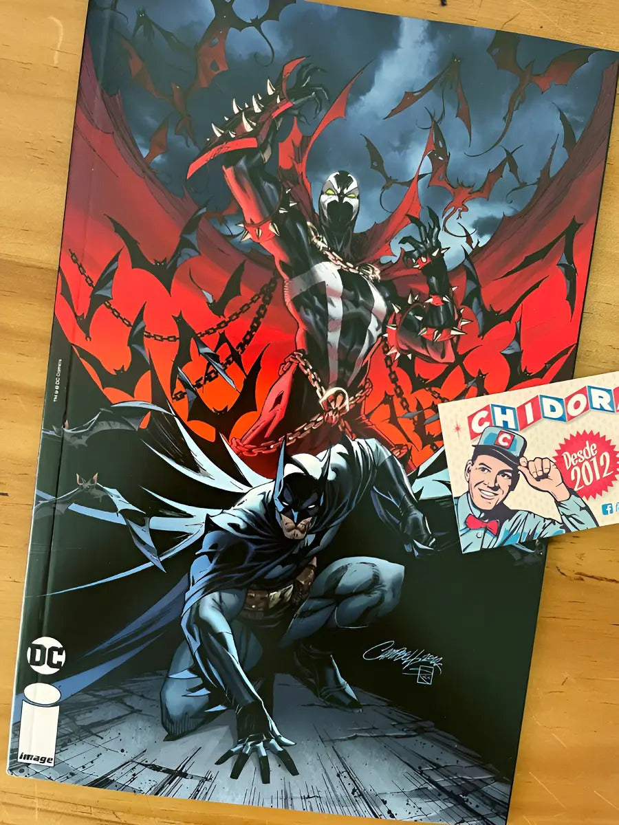 Comic - Batman Spawn #1 Variant Scott Campbell