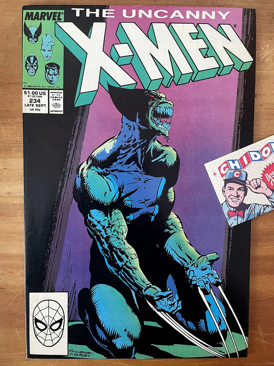 Comic - Uncanny X-men #234 Marc Silvestri Wolverine