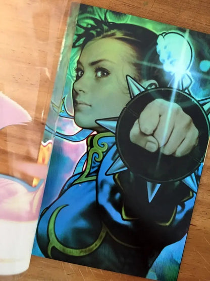 Comic - Street Fighter #5 Power Foil Chun Li Acetato