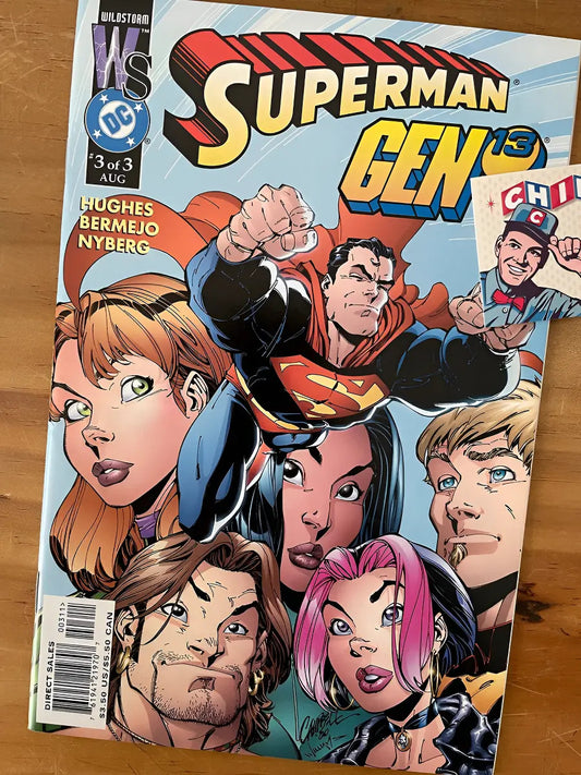 Comic - Superman Gen 13 #3 Scott Campbell Variant