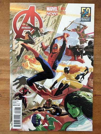 Comic Set - Avengers 50th Anniversary Acuna Spider-man Hulk