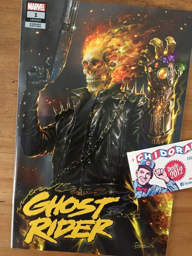 Comic - Ghost Rider #1 Lucio Parrillo Infinity Gauntlet