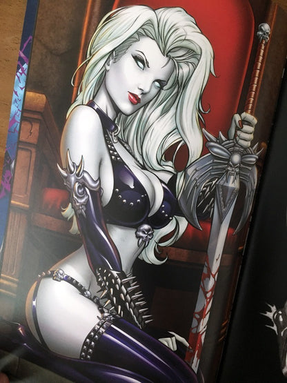 Comic - Lady Death Hot Shots #1 Firecracker Limited Ed Firma