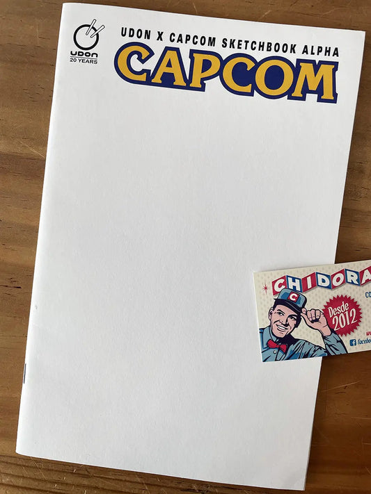 Comic - Udon X Capcom Sk Etch Book Alpha #1 Blank Variant Vf