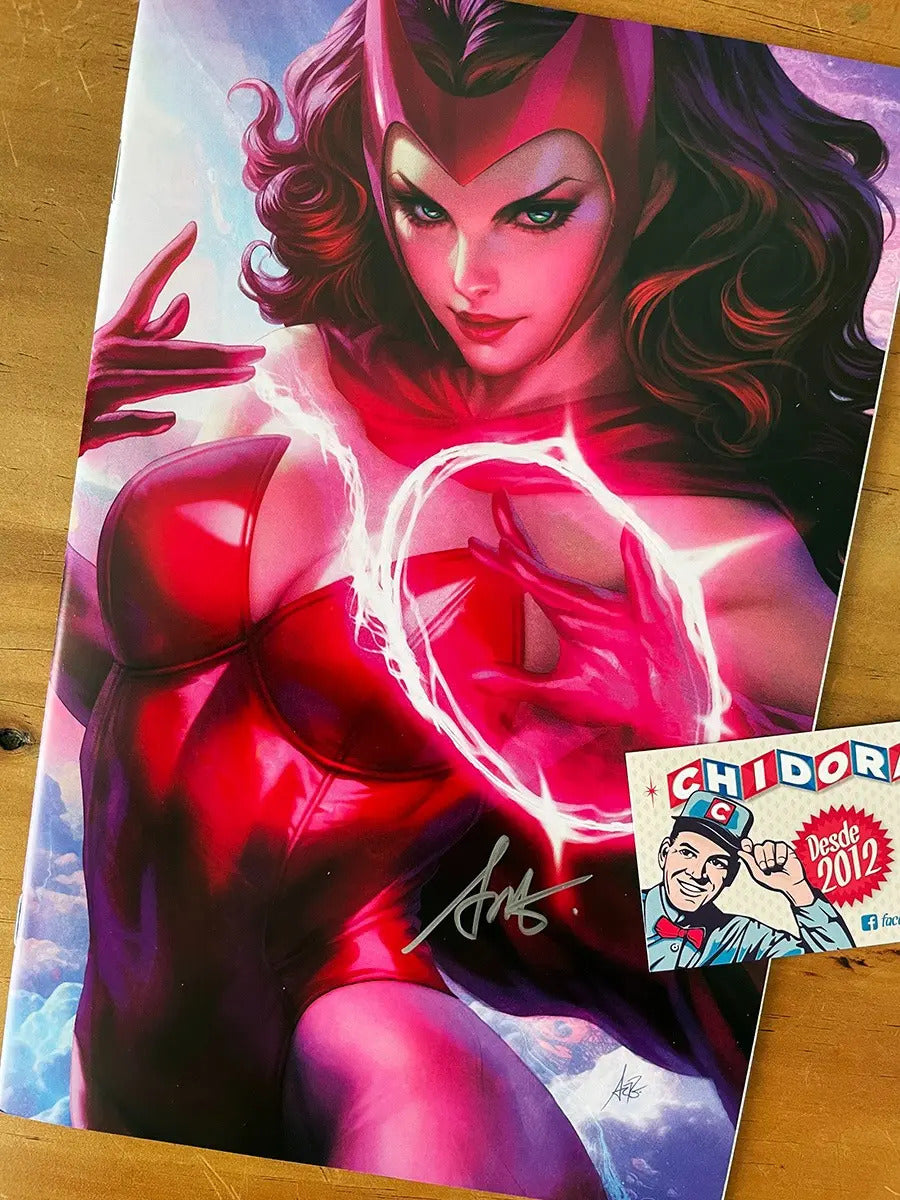 Comic - X-men #4 Artgerm Scarlet Witch Firma B Virgin Sexy