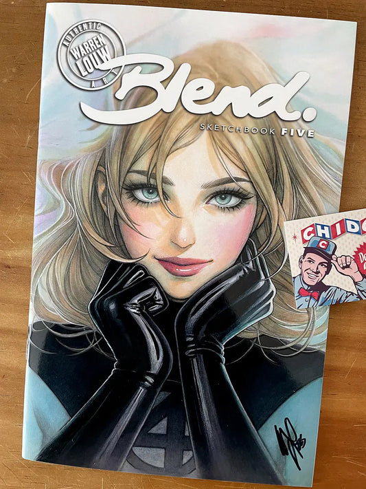 Sketchbook - Blend 5 Warren Louw Invisible Woman Signed