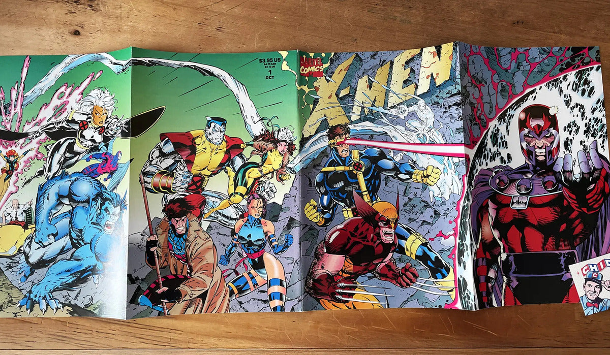 Comic Set - X-men #1 Jim Lee Set Connecting Completo Jean