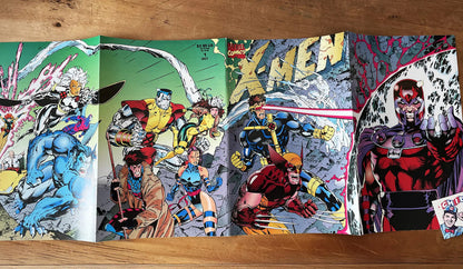 Comic Set - X-men #1 Jim Lee Set Connecting Completo Jean