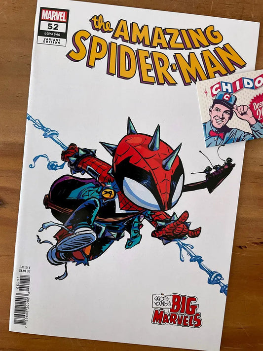 Comic - Amazing Spider-man #52 Skottie Young Baby Punk