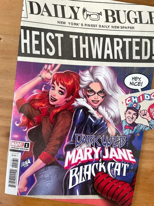 Comic - Mary Jane & Black Cat #1 Darkweb Nakayama Dna Cover