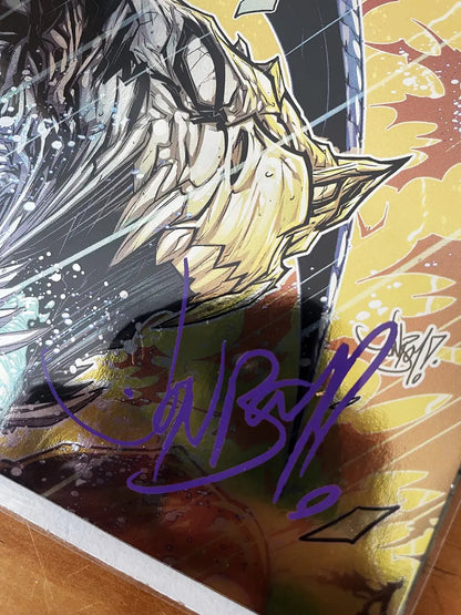Comic - Absolute Batman #1 Jonboy Firmada Foil Scott Snyder