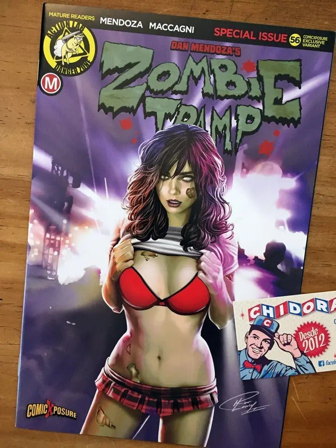 Comic - Zombie Tramp #56 Comicxposure Leary Naughty Variant