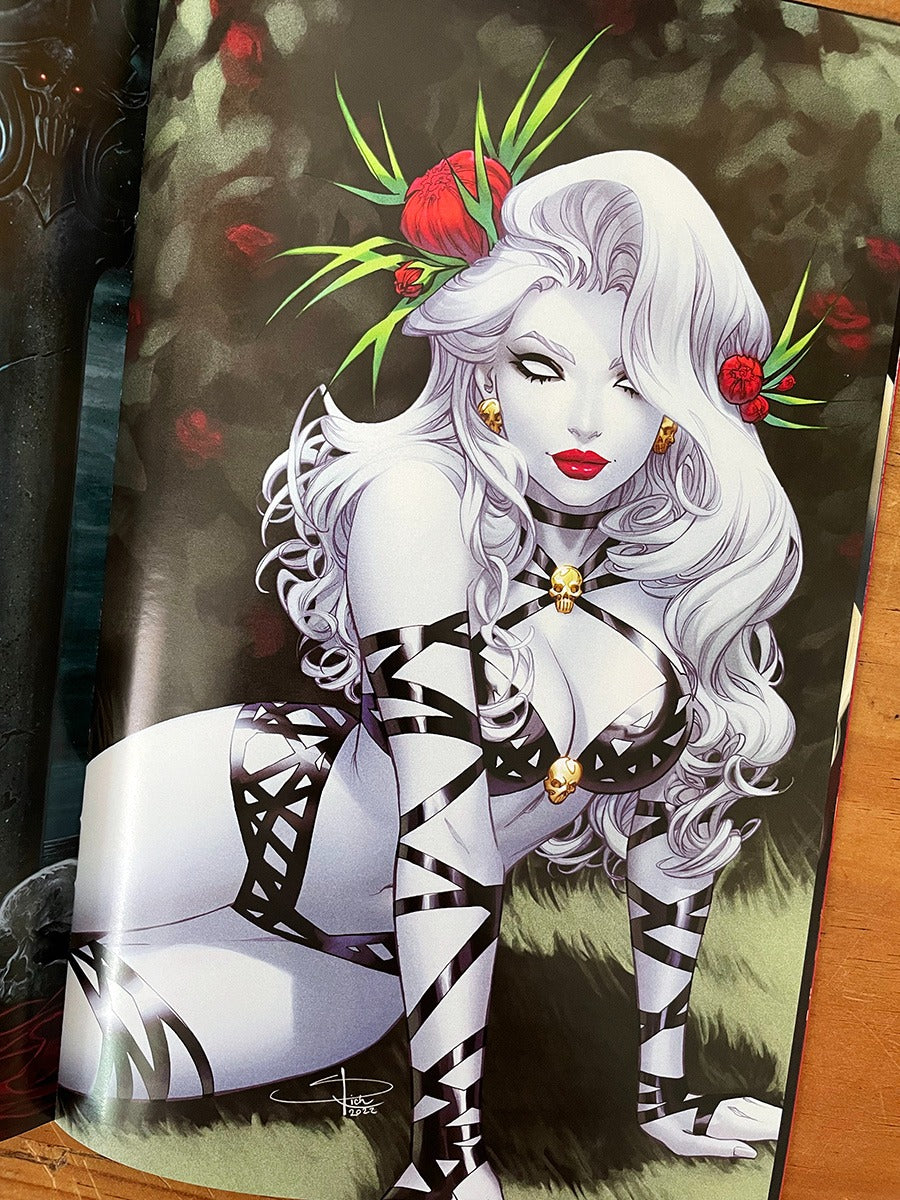 Comic - Lady Death In Lingerie #1 Matt Merhoff Sexy Coa