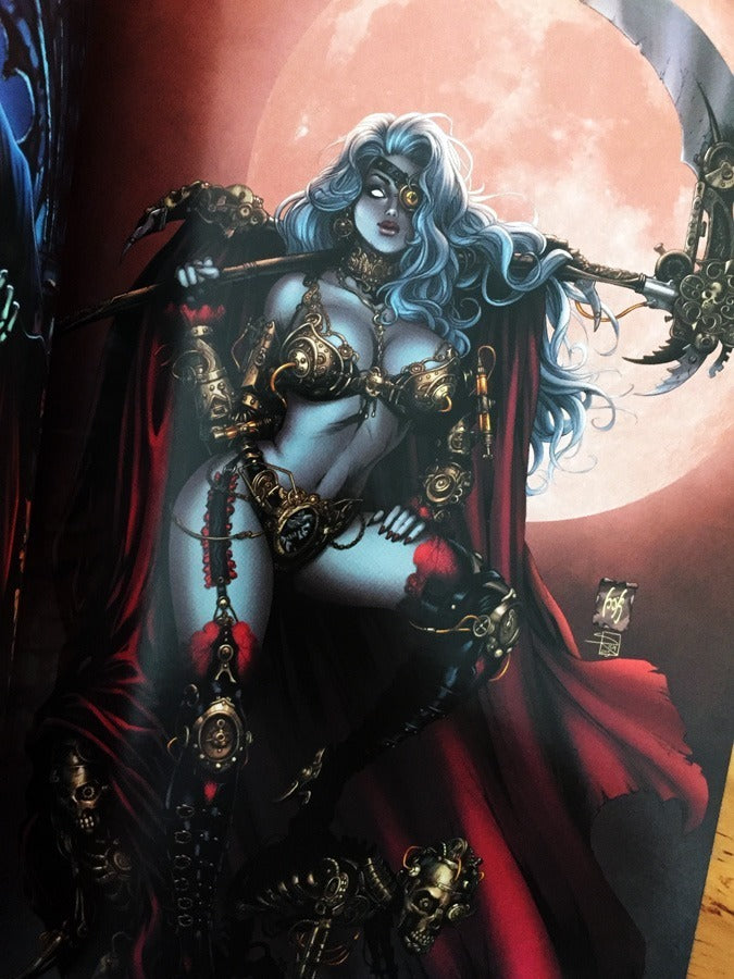 Comic - Lady Death Masters Mike Krome #1 Arte Pinups Fimado