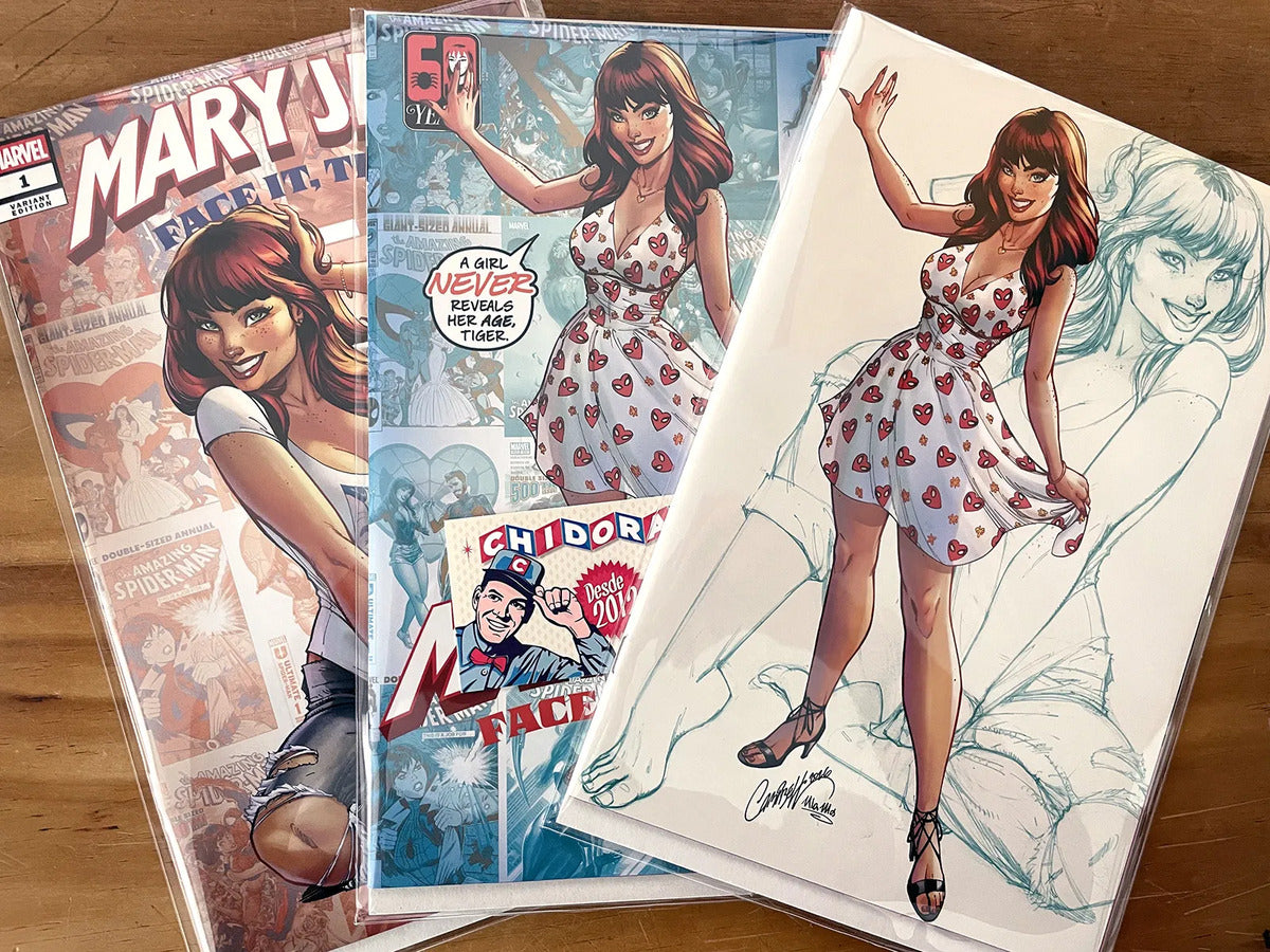Comic Set - Mary Jane Face It Tiger Scott Campbell Mj