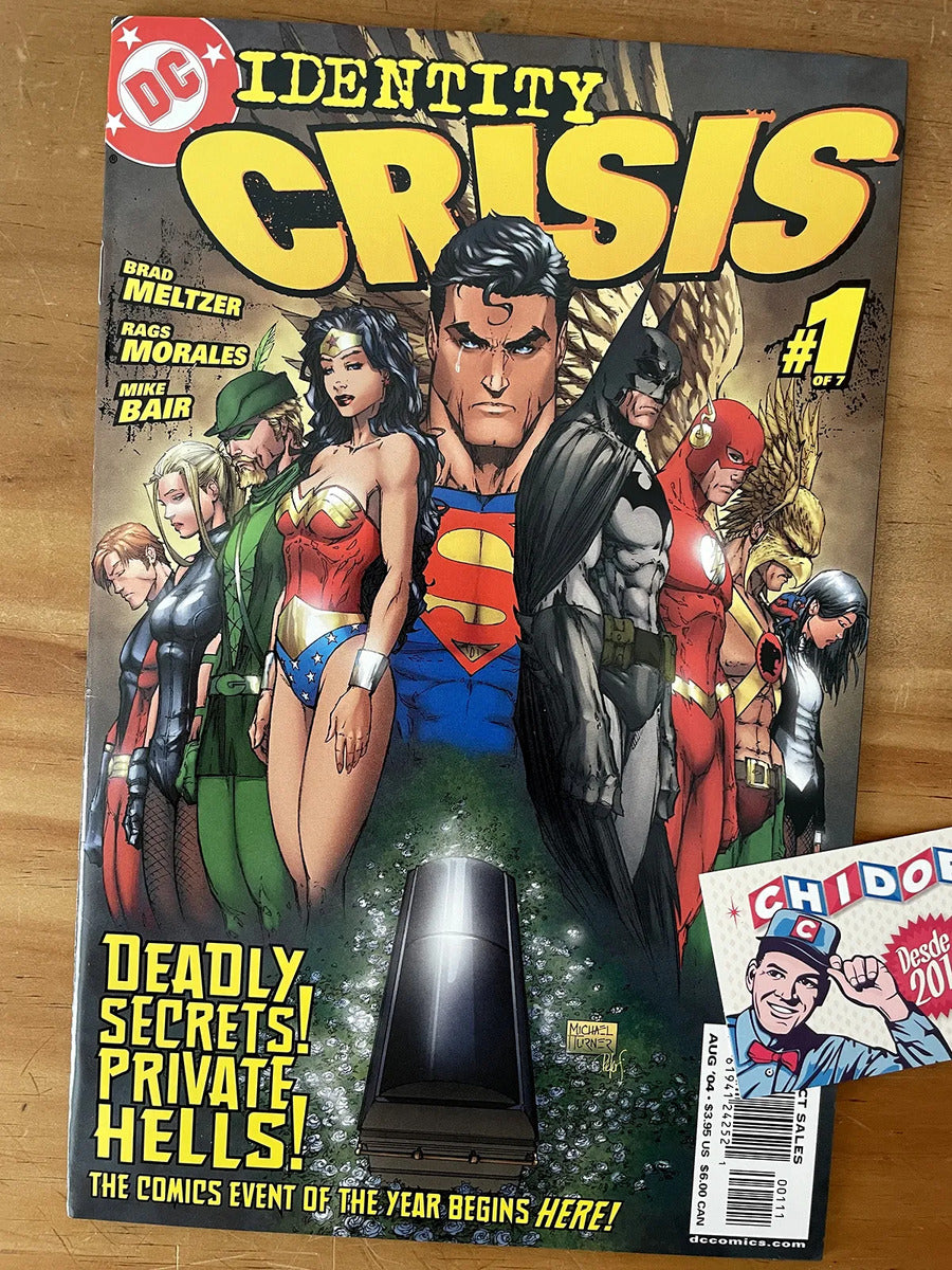 Comic - Identity Crisis #1 Michael Turner Justice League