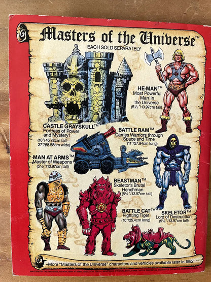 Mini Book - Masters Of The Universe 1981 Mattel He-man Motu